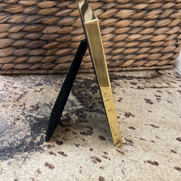 Vintage Brass Picture Frame 4x6 Photo 1980 1990 Very Ralph Lauren Style! - Picture 4 of 10